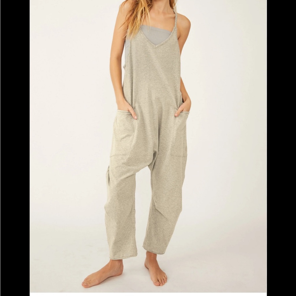 FP Movement Oatmeal Heather Hot Shot Onesie
